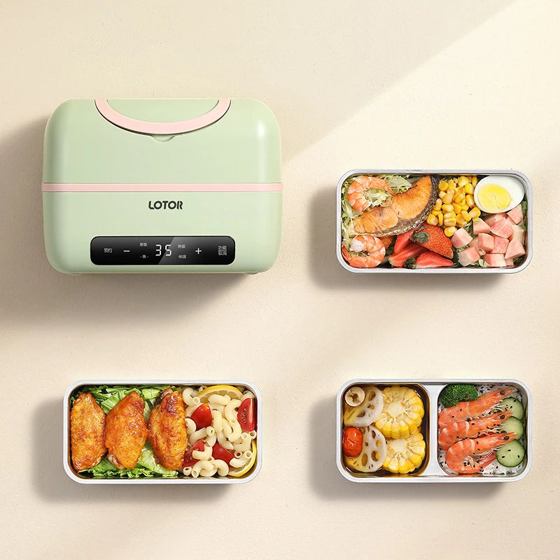 Büropersonal elektrische Heizung Lunchbox Mini Hot Box Doppelschicht Lebensmittelheizung Container