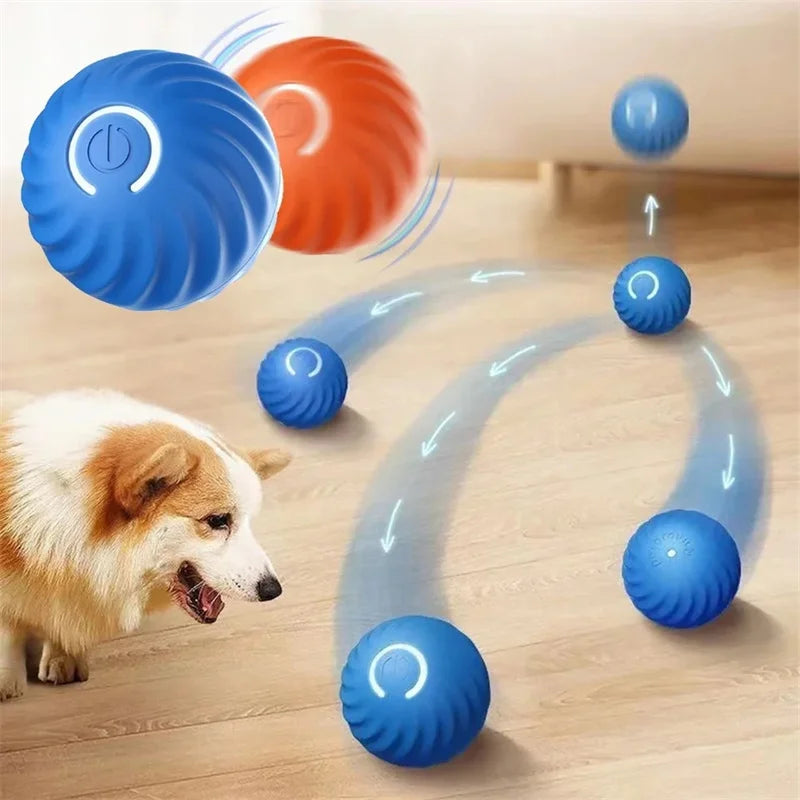 Intelligenter Hundespielzeugball, elektronisch, interaktiv, Haustierspielzeug, beweglicher Ball, USB, automatisch bewegend, springend, für Welpen, Weihnachtsgeschenk, Katzenprodukt