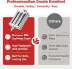 3-in-1-Nudelaufsatz für Kitchenaid-Standmixer, komplett aus Metall, Nudelmaschine, Kitchenaid-Aufsatz, Nudelblatt-Rolle, Spaghetti