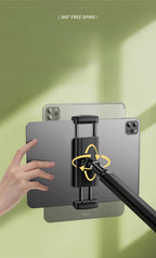 Oatsbasf versteckter Nachttisch-Tablet-Telefonständer 990 °   Drehbare, einsteckbare, geschlitzte, aufsteckbare Telefonhalterung, Tablet-Halterung für Sofa, Schreibtisch