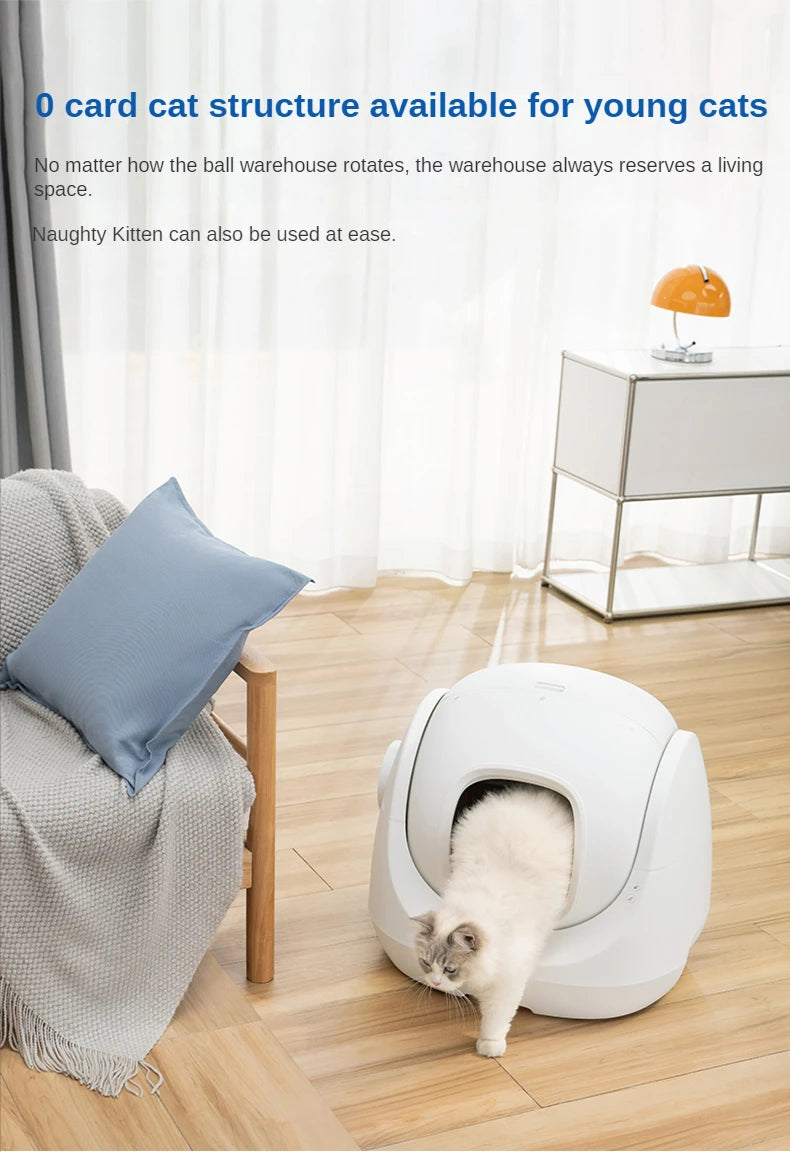 CATLINK Selbstreinigende Katzentoilette, automatische Toilette für Katzen, großer geschlossener Sandkasten, Katzenhaustier, intelligente Artikel, Arenero Gato Cerrado Katzentoilette