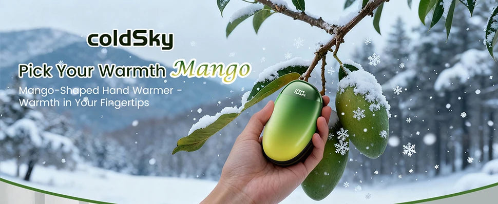 Tragbare Handwärmer, wiederaufladbar, 2 Stück, mit Display, 2-in-1 magnetische elektrische Handwärmer für Camping, Weihnachtsgeschenk