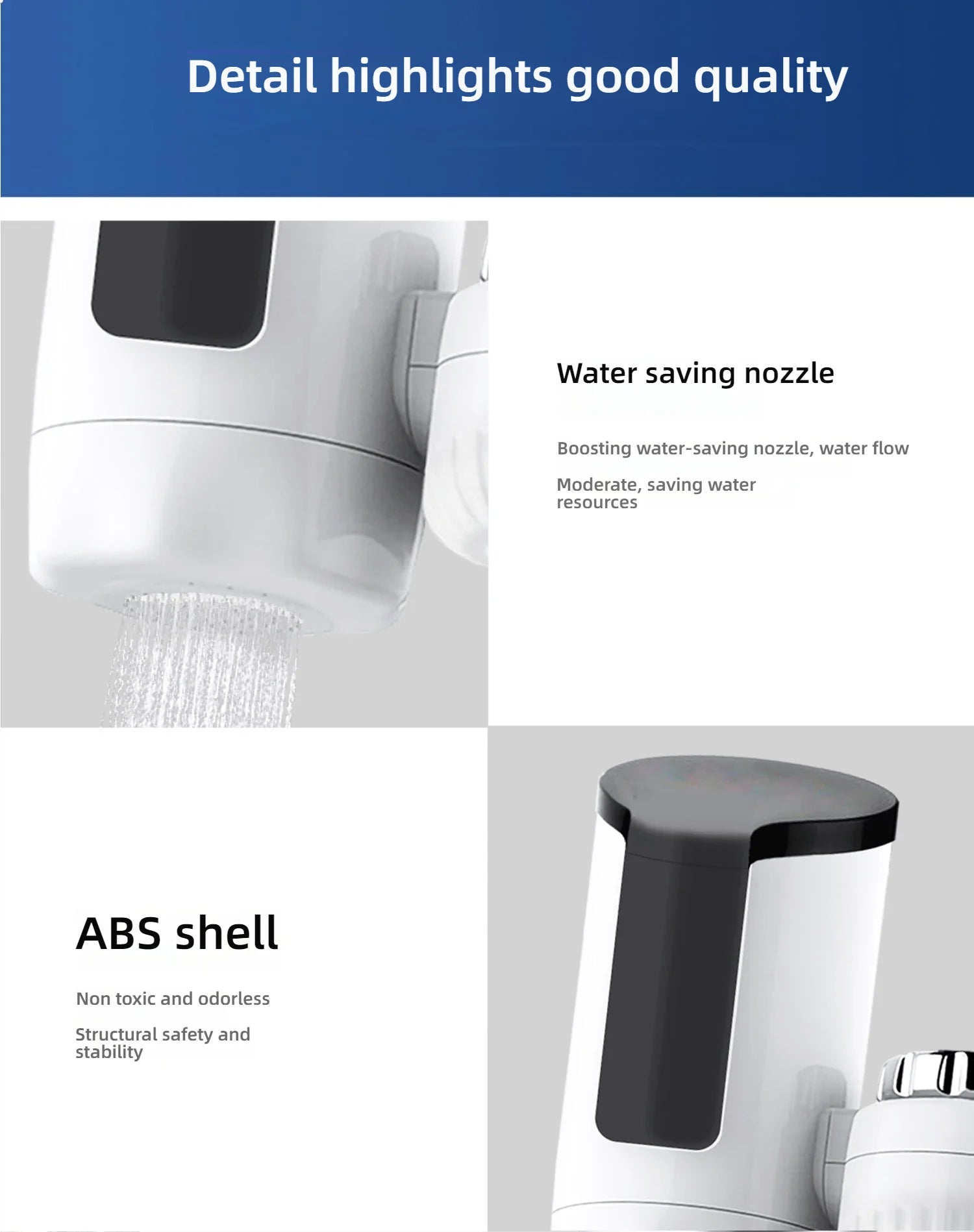 Elektrische Küche Waschbecken Warmwasserbereiter Wasserhahn Instant Hot Edelstahl Wasserhahn Heizung Kaltheizung Küchenzubehör