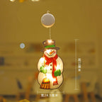 Neue dekorative LED-Weihnachtslichter, Santa Claus Rentier Fenster Display geformte Lichter für das Festival