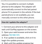 OTTOCAST Cabin Care, Drahtloser CarPlay-Adapter Babykamera 1080P HD 150°