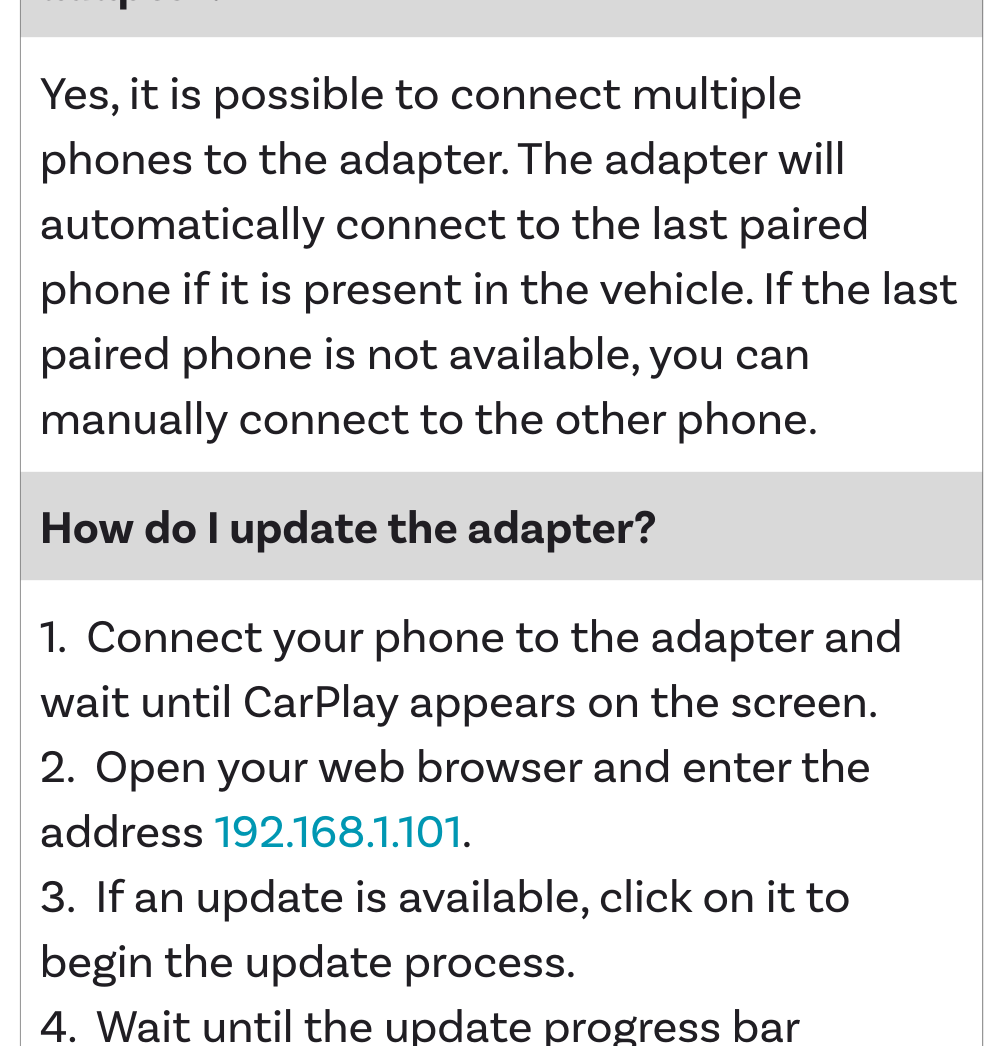 OTTOCAST Cabin Care, Drahtloser CarPlay-Adapter Babykamera 1080P HD 150°