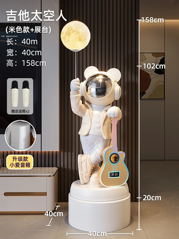 Astronaut Astronaut Bluetooth Audio Stern Licht Wohnzimmer Boden Ornament TV Schrank Boden Home Dekoration