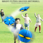 Verformbare fliegende Untertasse, Ball, magisches Entlüftungsspielzeug für Kinder, Outdoor/Indoor, Eltern-Kind-Fußdruckentlastung, Stress, Dekompressionsgeschenk