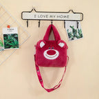 Hello Kitty Sanrio Plüschtasche Kuromi Melody Cartoon Anime Tragbare Handtasche Umhängetasche Kosmetik Kawaii Aufbewahrungstasche Damen Mädchen Geschenk