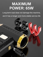 Xiaomi 400000 U/min Violent Fan Leistungsstarkes elektrisches Gebläse Tragbarer Staubreiniger Typ C Aufladung 53 m/s Bürstenloser Turbo-Jet-Lüftergebläse