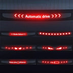 Neu 1 Stück Auto-Aufkleber für Tesla Model 3 Y, Rücklicht-Aufkleber, hochmontiertes Bremslicht, Projektionsbrett, oberes Rücklicht, Emblem-Aufkleber