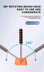 SEAMETAL Auto-Windschutzscheiben-Reinigungsbürste, Fensterglas, sauberer Wischer, skalierbarer langer Griff, kratzfrei, weiches Waschtuch, Waschwerkzeug