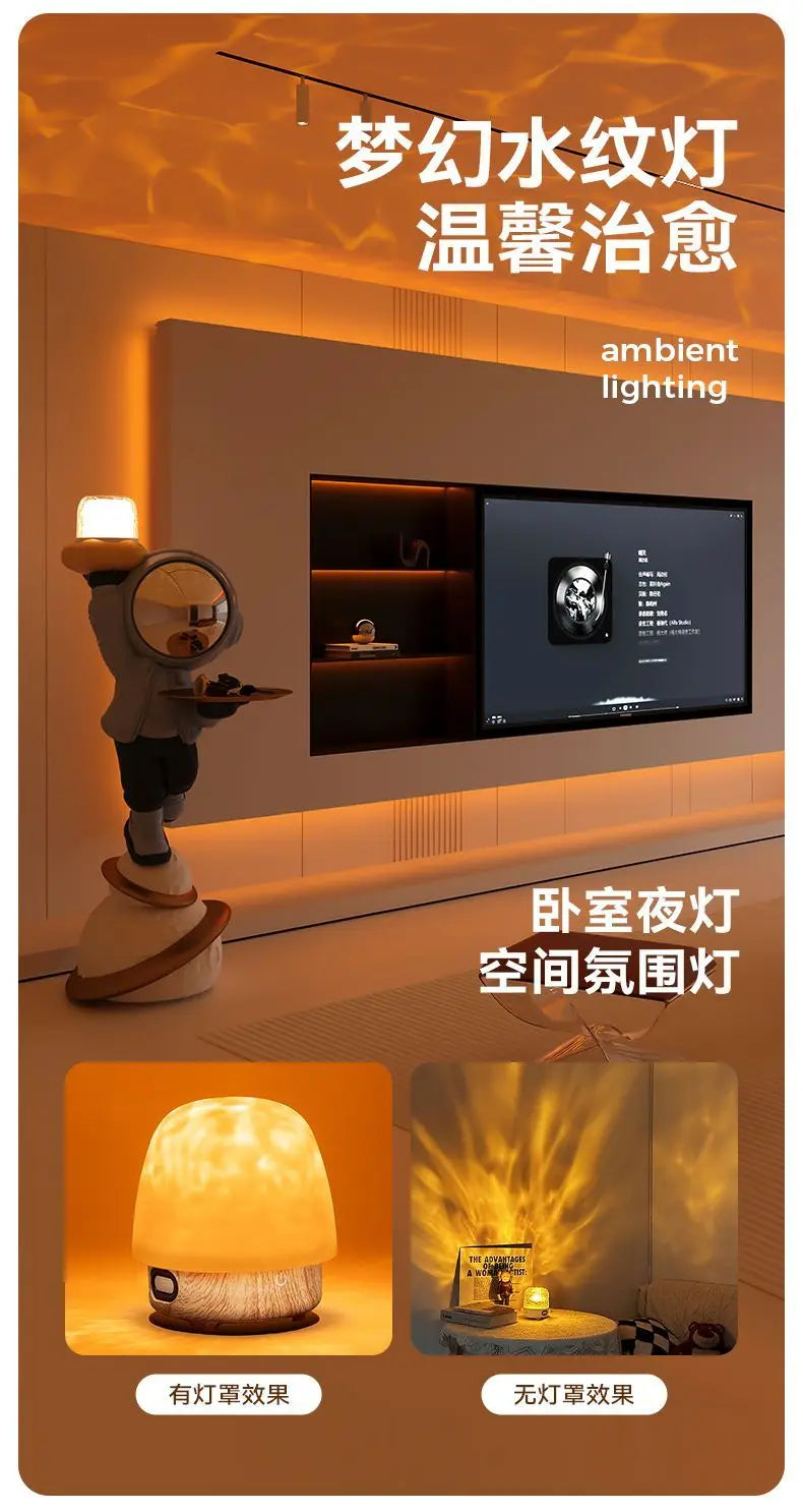 Moderne nordische Stil Wohnkultur Astronaut stand große Ornamente Skulptur Harz Handwerk Statue Schlafzimmer Einweihungsgeschenk