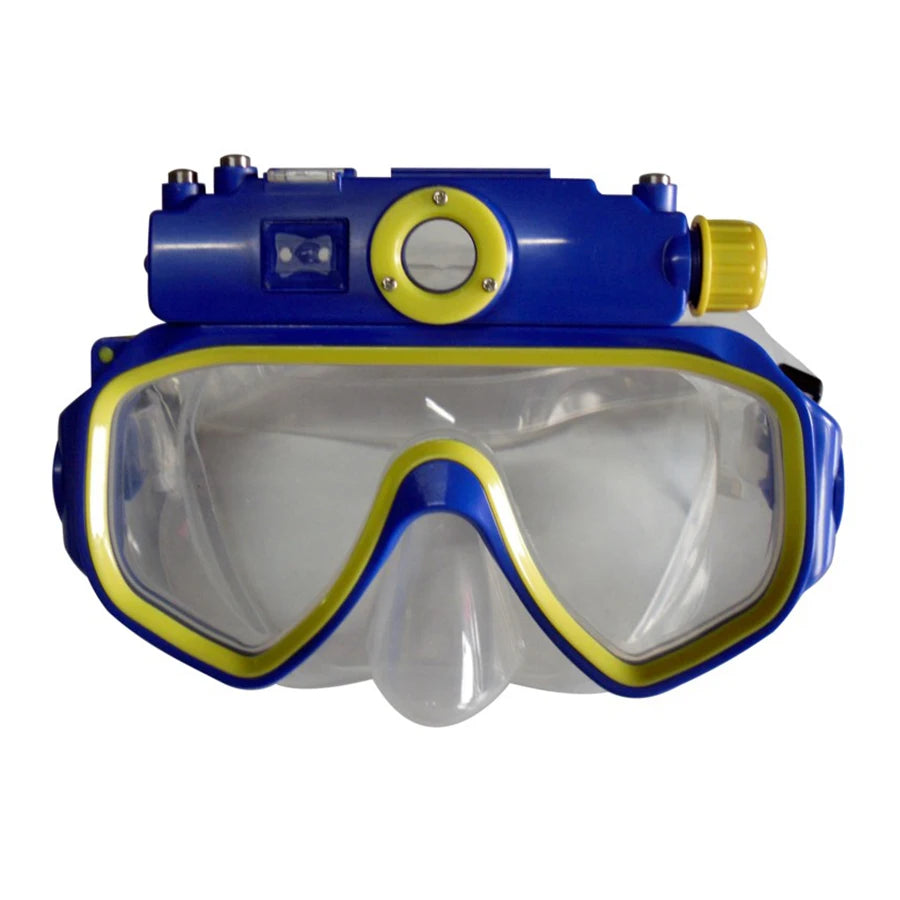 Winait RD34 HD720P Scuba Tauchmaskenkamera – 5MP CMOS, 80 Min. Akku, MicroSD bis 32GB | Blau