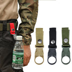 Karabinerhaken Flaschenclip – Nylon, für Rucksack & Gürtel, Einzel & Sets