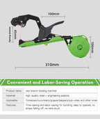 Leichte Pflanzenbindemaschine, Gartenpflanzenrebe, Tapetool für Gemüse, Trauben, Tomaten, Gurken, Pfeffer, Tapener, Bänder, Bindewerkzeug
