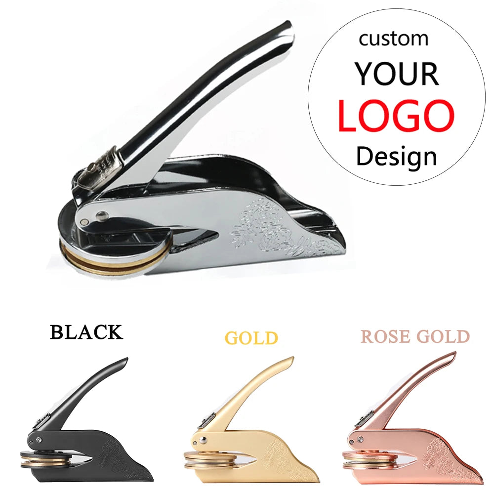 Embosser-Stempel, Logo, individuelle Hochzeit, Bibliothek, Buch, private Siegel, individuelle Anpassung, Umschlag, Party-Einladung, Prägestempel, DIY