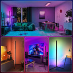 160CM Smart Bluetooth Tuya Ecke Stehlampe Schlafzimmer Nachtlicht Dimmbare RGB Stimmung Beleuchtung Musik Sync Stand Lampe für wohnkultur