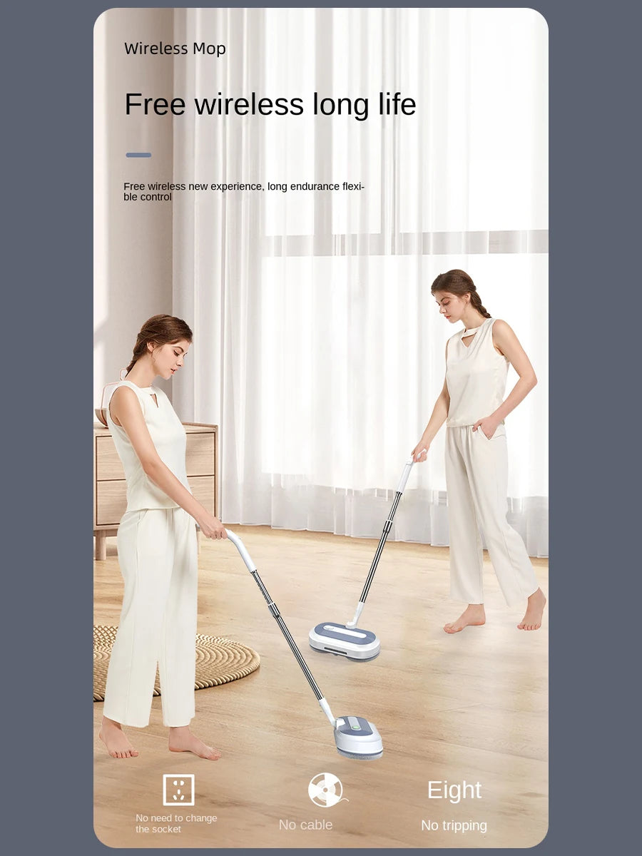 1 elektrischer Mopp-Staubsauger, einfach zu bedienen, geeignet für Zuhause, Schlafsaal, Büro und andere Verwendung