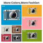 Mini-Daumenkamera, Retro-Digitalkamera, 1080P, Video, tragbar, Reise-Vlog, Anti-Shake-Kamera, unterstützt SD-Karte mit Bildschirm für Kinder