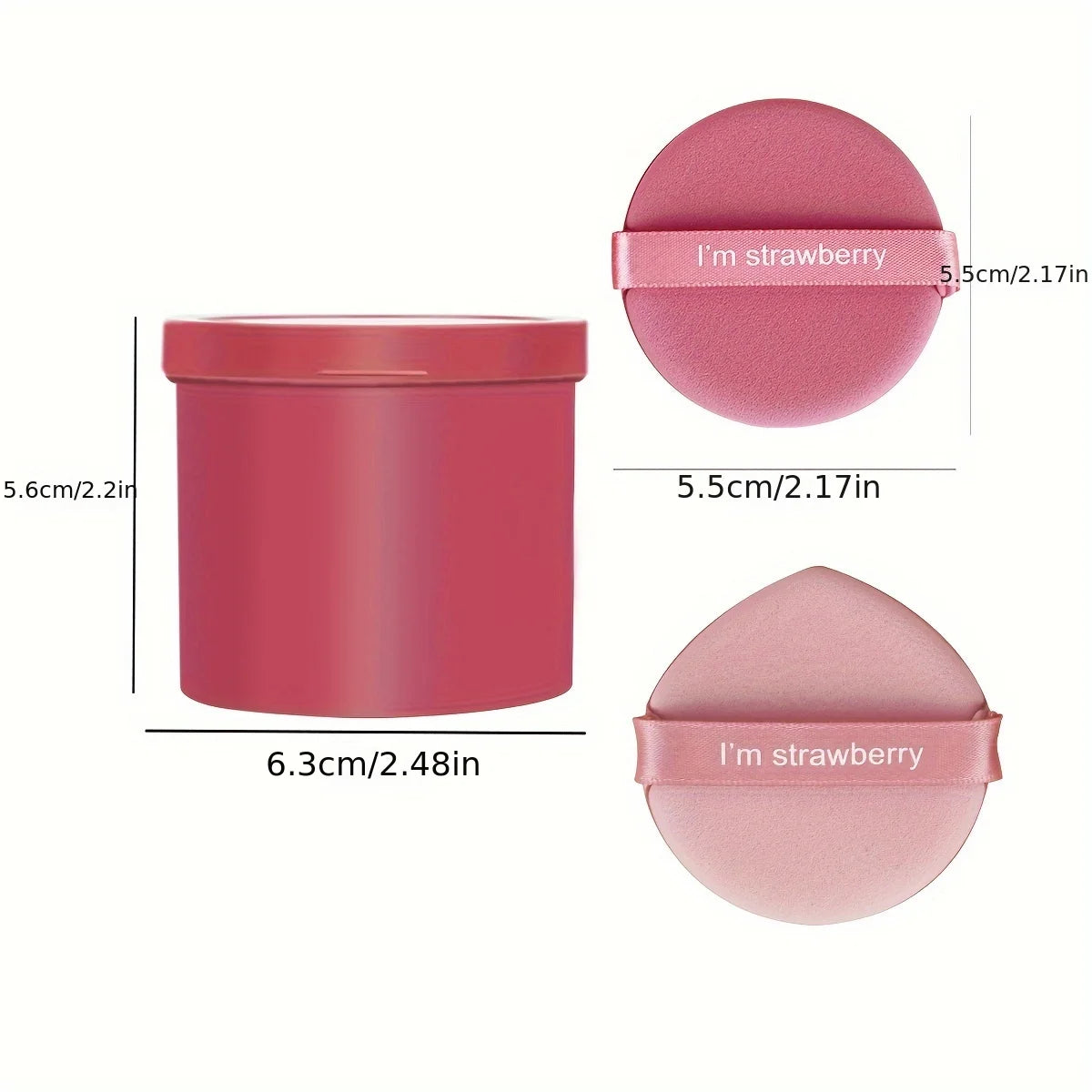 7 Stück Luftpolster-Puff, nass und trocken, wiederverwendbarer Schwamm-Puff für Flüssigkeit, Creme, Foundation und Puder, Make-up-Werkzeug mit Aufbewahrungskoffer