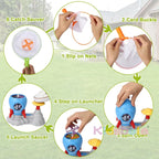 Outdoor-Aktivität Spielzeug Kinder fliegen Disc Launcher Spielzeug Sport Training Jagd Spiel Rakete Bambus Libelle Junge