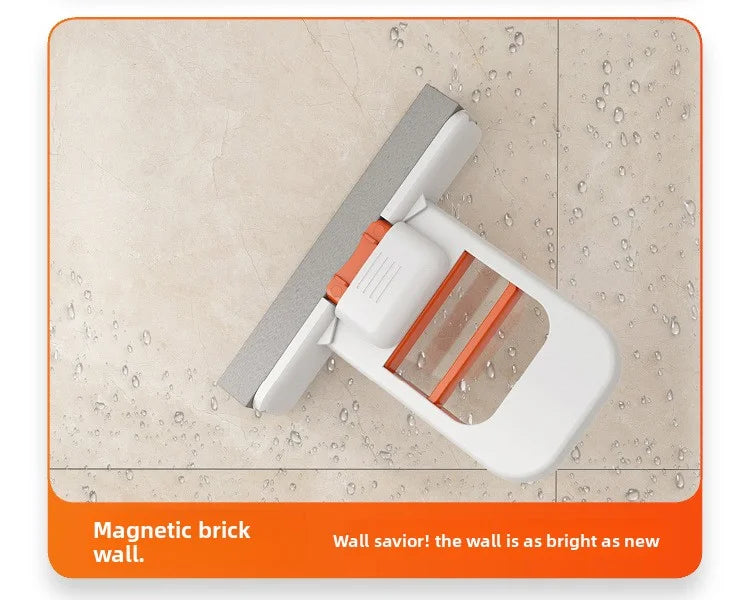 NEU Mini-Schwammmopp, freihändiger Waschmopp, tragbarer Mini-Mopp mit super saugfähigem Mopp für die Reinigung von Schreibtischböden, Badezimmern, Küchen, Glas und Autos