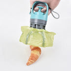 Effektiver tragbarer Hundepooper-Schaufel, tragbarer Zero-Touch-Haustier-Abfallreiniger, Sechs-Klauen-Schaufel, Poop-Greifer für Katzen und Hunde