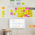 TABWEE P15 15,6 Zoll digitaler Kalender mit Aufgabenplan, intelligenter elektronischer Wand-Touchscreen-Kalender für interaktive Familienpläne,