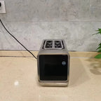 Cafe Elektrischer Touchscreen, digitaler Pop-up-2-Scheiben, intelligente ultradünne Maschine, Sandwichmaker, Brottoaster