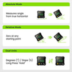 Digitaler elektronischer Wasserwaage, digitaler Winkelmesser 4*90 °   Magnetischer Neigungsmesser, Winkelmesser, Präzisions-Nivellierbox für die Holzbearbeitung