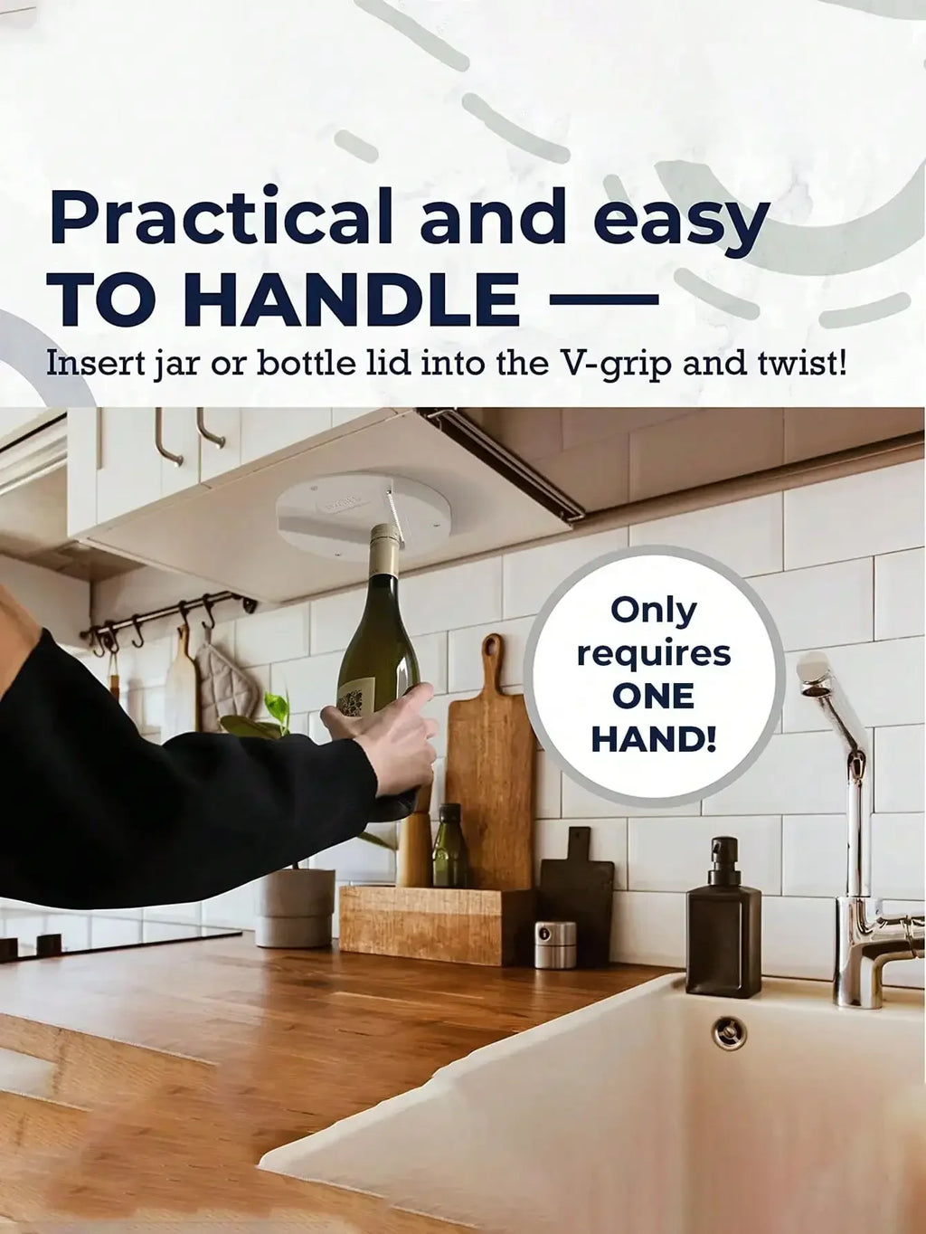 1pc Rund Dosenöffner Küche Schrank Untere Abdeckung Flasche Opener Tisch Unten Dosenöffner