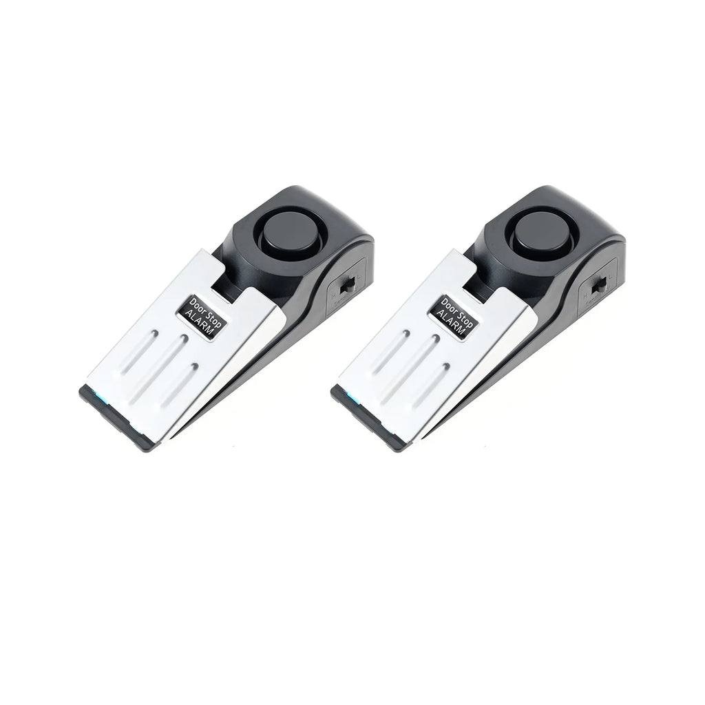 2 Stücke 120 DB Drahtloser Türstopper Alarm Anti-Diebstahl Tor Keil Türstopper Kinder Sicher Bodentor Puffer Tragbare Sicherheit Türstopper