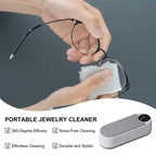 Nettoyeur à ultrasons portable Clean Pod 450 ml, appareil de nettoyage pour bijoux, bagues, lunettes, pinceaux de maquillage