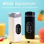 Tragbarer, per USB aufladbarer, Mixer & Entsafter - Digitalanzeige, Edelstahlklingen