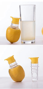 Tragbare Zitronenpresse aus Kunststoff, wiederverwendbar, leicht, Säfte, Reibahle, waschbar, manuelle Säfte, Reibahle, eingebauter Filter für Zuhause, Reisen