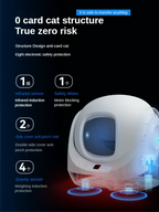 CATLINK Selbstreinigende Katzentoilette, automatische Toilette für Katzen, großer geschlossener Sandkasten, Katzenhaustier, intelligente Artikel, Arenero Gato Cerrado Katzentoilette