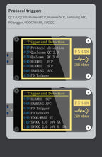 FNB58 USB-Tester, Voltmeter, Amperemeter, Typ C, Schnellladungserkennung, Auslöser, Kapazitätsmessung, Welligkeitsmessung