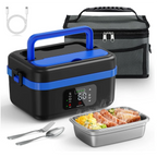 EMECE-Kabellose elektrische Lunchbox, wiederaufladbarer, selbsterhitzender Speisenwärmer mit 16000-mAh-Akku