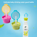 Kleinkind Kleinkind Trinkrohr Flasche Kappe Kinder Auslaufsichere Getränke Saft Soda Wasser Flasche Twist Stroh Abdeckung