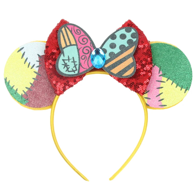 Prinzessin Haarreif mit Pailletten-Bogen – Disney-Motive, Halloween & Party | Damen & Kinder