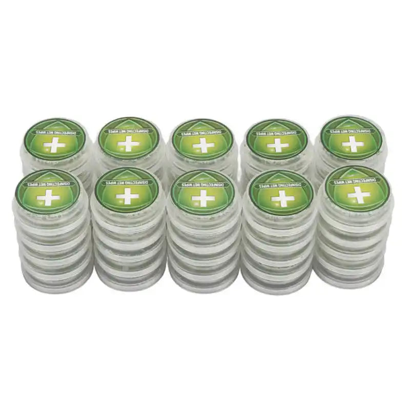 Hand Reinigungstücher, Feuchttücher auf Knopfdruck