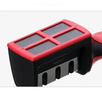 Messerschärfer mit 3 Segmenten, Messerschärfer für Küchenmesser, dreizweckiger Schleifstein aus Edelstahl für Küchenutensilien