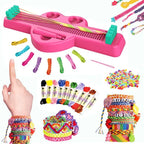 Freundschaftsarmband-Bastelset für Mädchen, DIY-Bastelsets, Spielzeug, Geburtstags- und Weihnachtsgeschenke für Partybedarf und Reiseaktivitäten