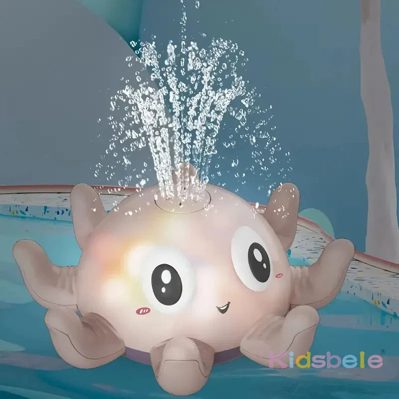 Baby Badespielzeug Oktopus – Leuchtend, Musik & Wasserspritzer