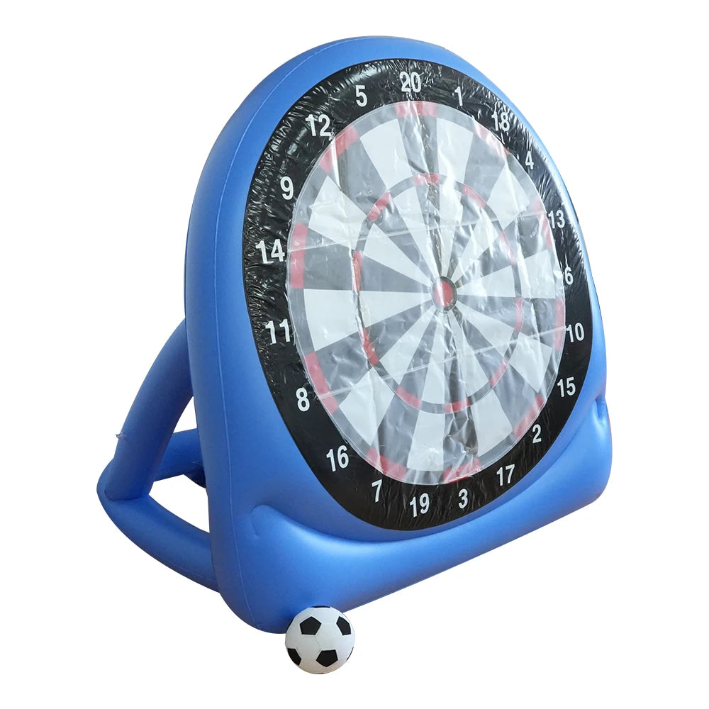 Wonflex Aufblasbare Zielscheibenmatte & Wurfspiel - PVC, Fuer Drinnen & Draussen, Ab 14 Jahren | Fussball & Dart | Familienspiel