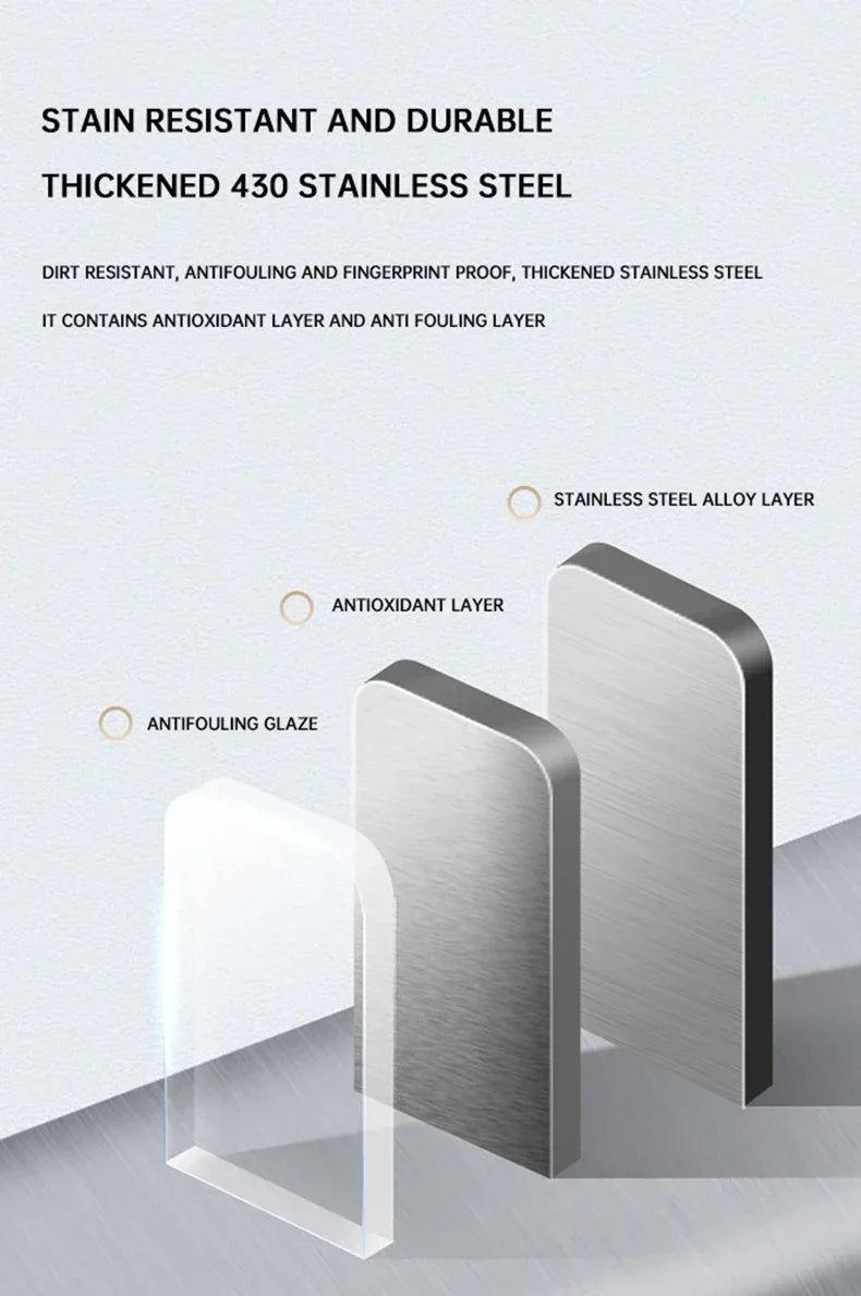 50l 60l Küche Smart Mülleimer Edelstahl Abfallbehälter automatische Mülleimer große Smart Eimer Müll Haus Papierkorb