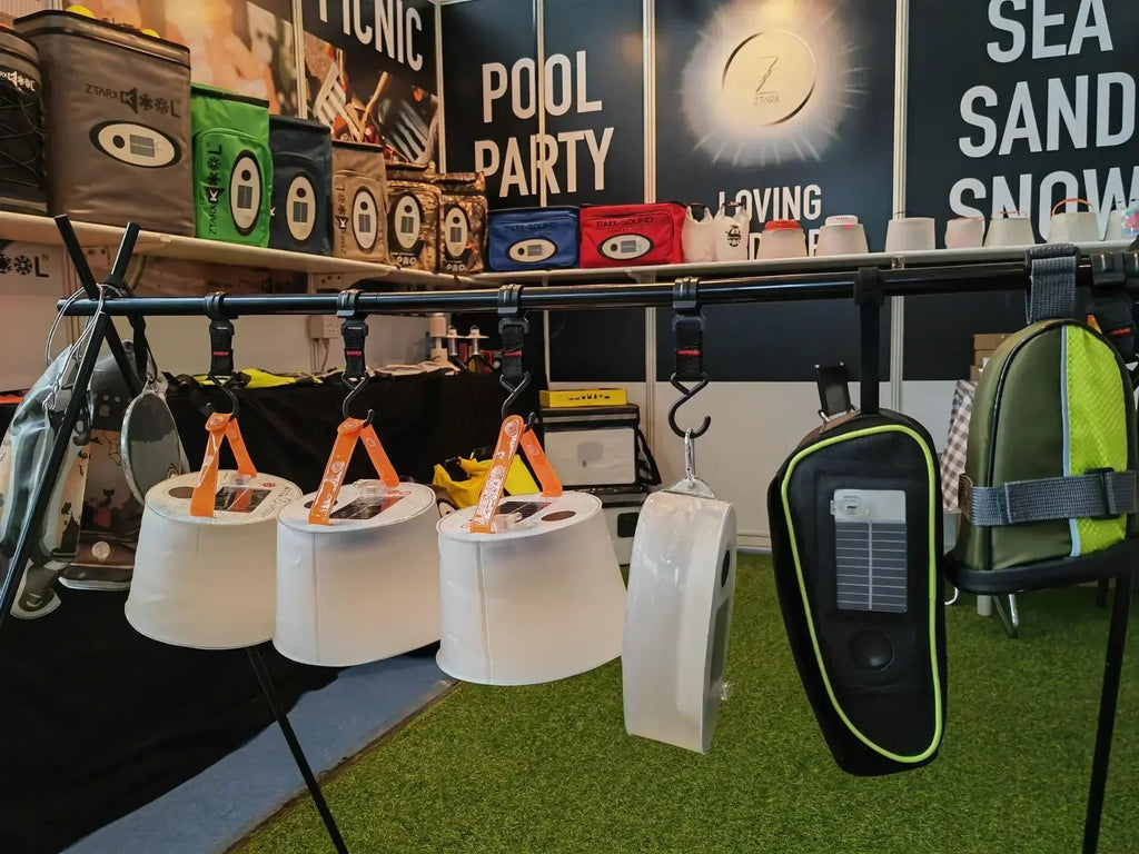 Wasserdichte Zeltleuchte für den Außenbereich, aufblasbare Campingleuchte mit magnetischer, solarbetriebener, wiederaufladbarer USB-Campinglampe