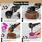 Kaffeemesslöffel mit ergonomischem Griff – aus robustem, lebensmittelechtem Kunststoff, ideal für präzise Kaffeeportionen, Zubehör für die Kaffeebar
