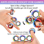 Magnetische Ringe Zappelspielzeug, ADHS Angst Magnetischer Fingerspinner Coolstes Magnet Stressabbau-Spielzeug für Kinder Erwachsene Teenager Geschenke